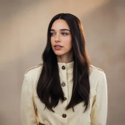 פאה אירופאית ייבוש טבעי גלי שחור טבעי