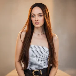 פאה חומה חלקה