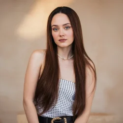 ⁦פאה חומה חלקה⁩ – תמונה ⁦2⁩