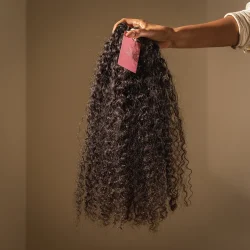 תוספות שיער מתולתל צבע טבעי