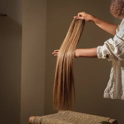 צמיד שיער - שטני בהיר