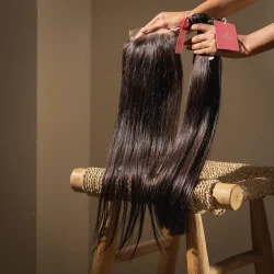 ⁦קלוזר חלק - 100% שיער טבעי⁩ – תמונה ⁦2⁩