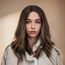 פאה אירופאית ייבוש טבעי גלי חום עם גוונים